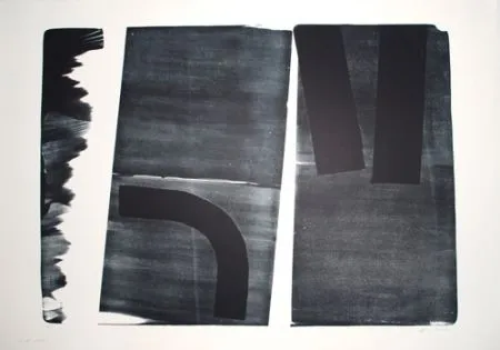 石版画 Hartung - L-15-1974 