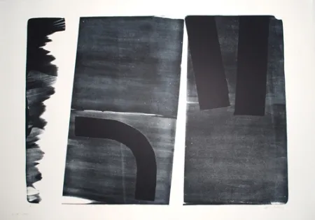 石版画 Hartung - L-15-1974 