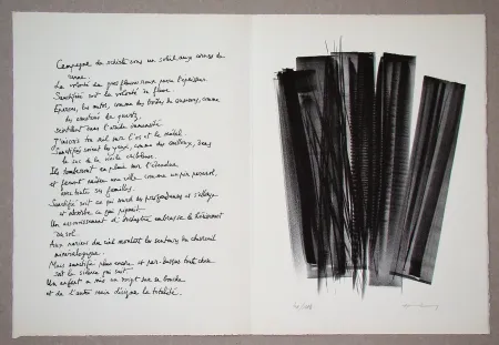 石版画 Hartung - L 162, 1965