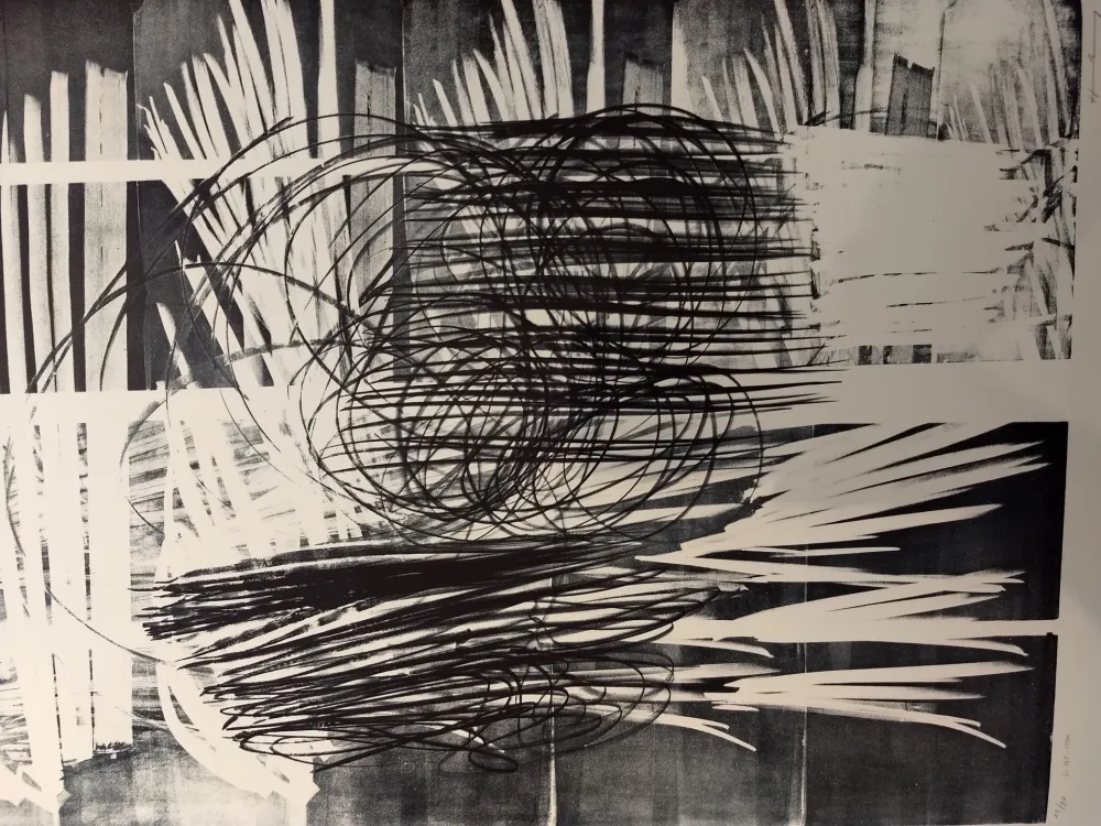 石版画 Hartung - L-16B