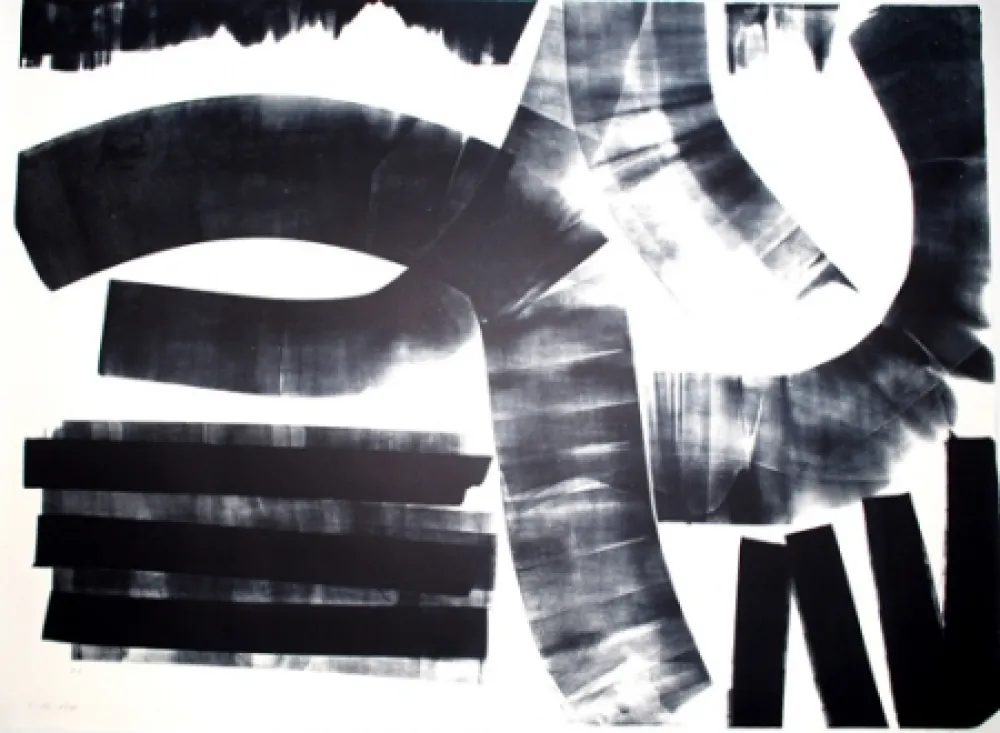 石版画 Hartung - L-17-1974 