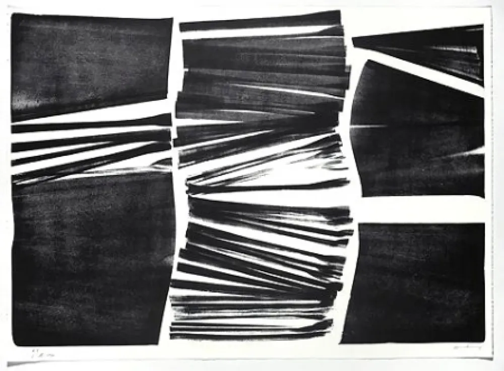 石版画 Hartung - L-18