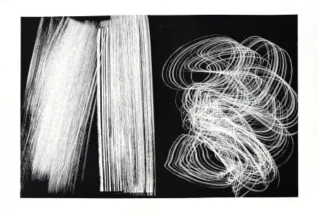 石版画 Hartung - L 1970-5 / Frandole, suite A, pl. V