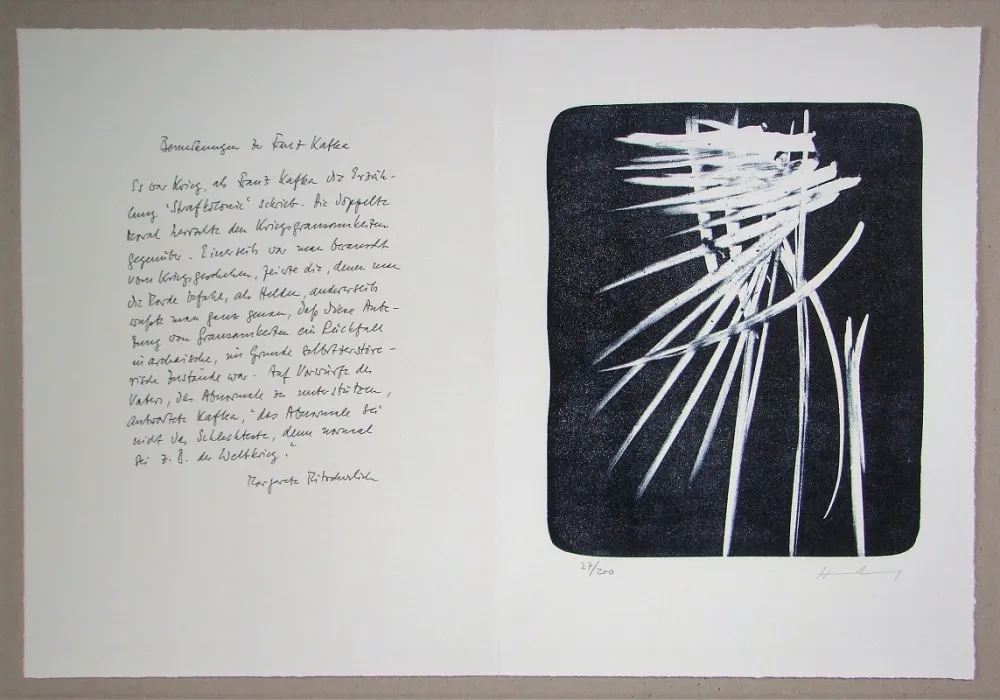 石版画 Hartung - L 1976-27