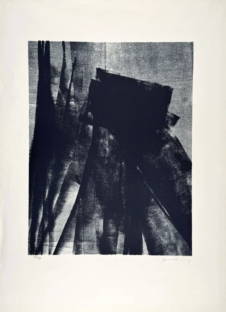 石版画 Hartung - L 1977-4 