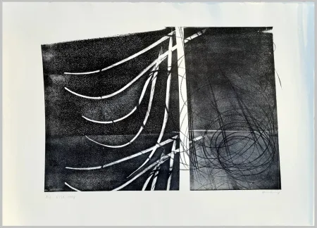 石版画 Hartung - L-38-1973