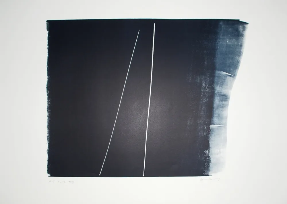 石版画 Hartung - L-50-1973 