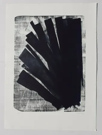 石版画 Hartung - L-58-1973