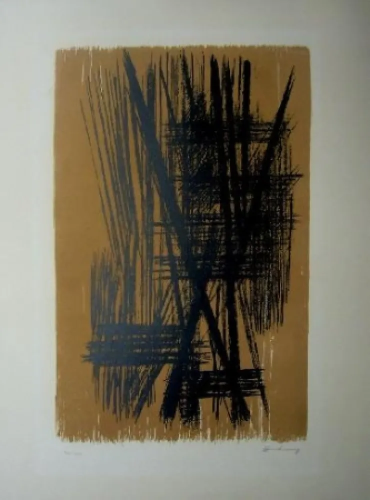 石版画 Hartung - L27