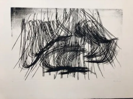 蚀刻版画 Hartung - Las Estampas de la Cometa