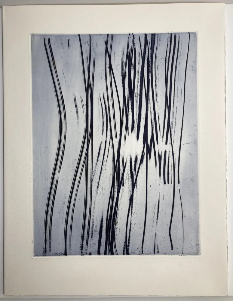 蚀刻版画 Hartung - Les Élégies majeures, 1978 