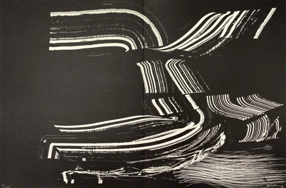 石版画 Hartung - Lithograph XII from Farandole