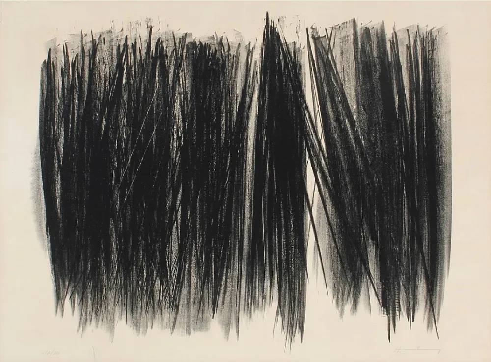 石版画 Hartung - Litograph L105