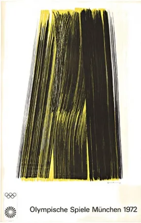 丝网印刷 Hartung - OLYMPICS MUNICH