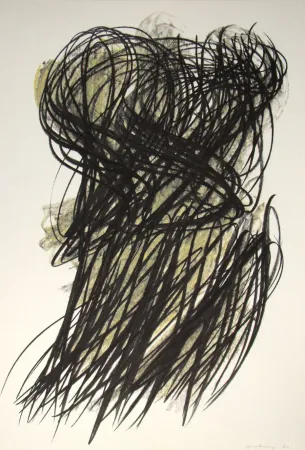 石版画 Hartung - Pastel P. 1960-166