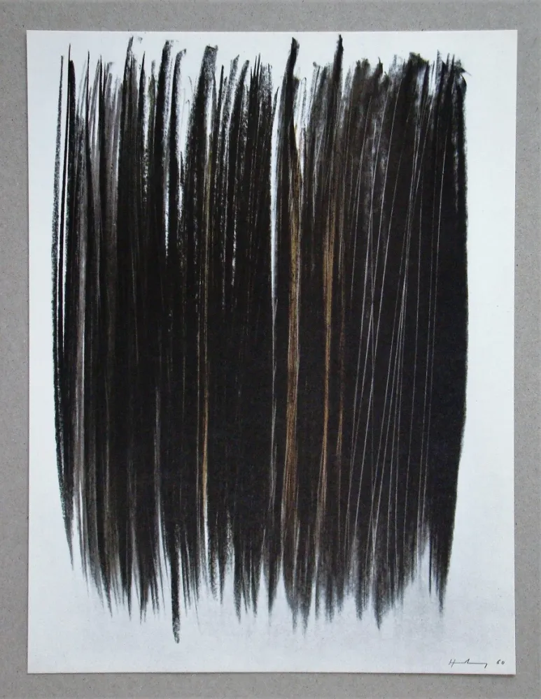 石版画 Hartung - Pastel P.1960-76