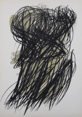 石版画 Hartung - Pastels, Portfolio Peintres d'aujourd'hui, 1962 - Set of 9 offset lithographs in colors