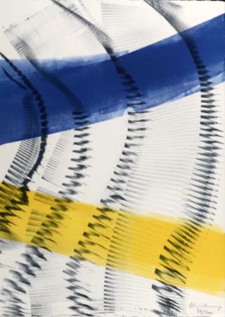 石版画 Hartung - Peindre, 1974 - Hand-signed