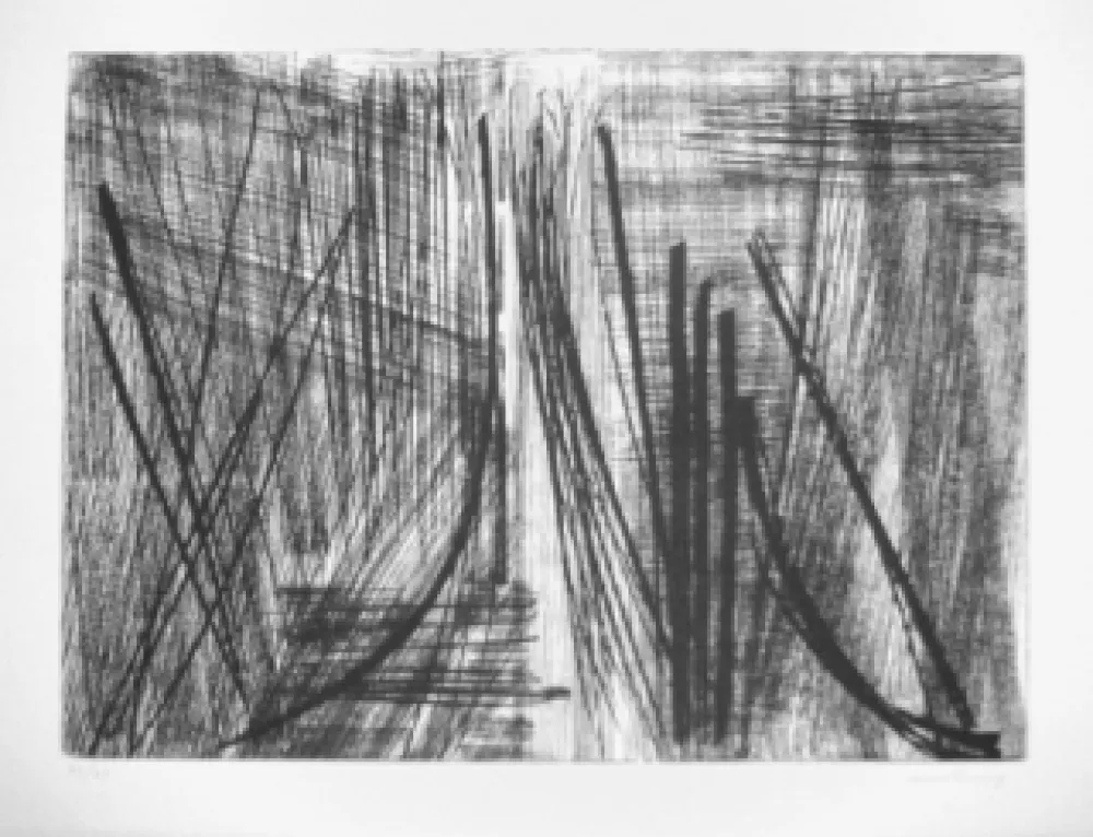 版画 Hartung - Sans titre