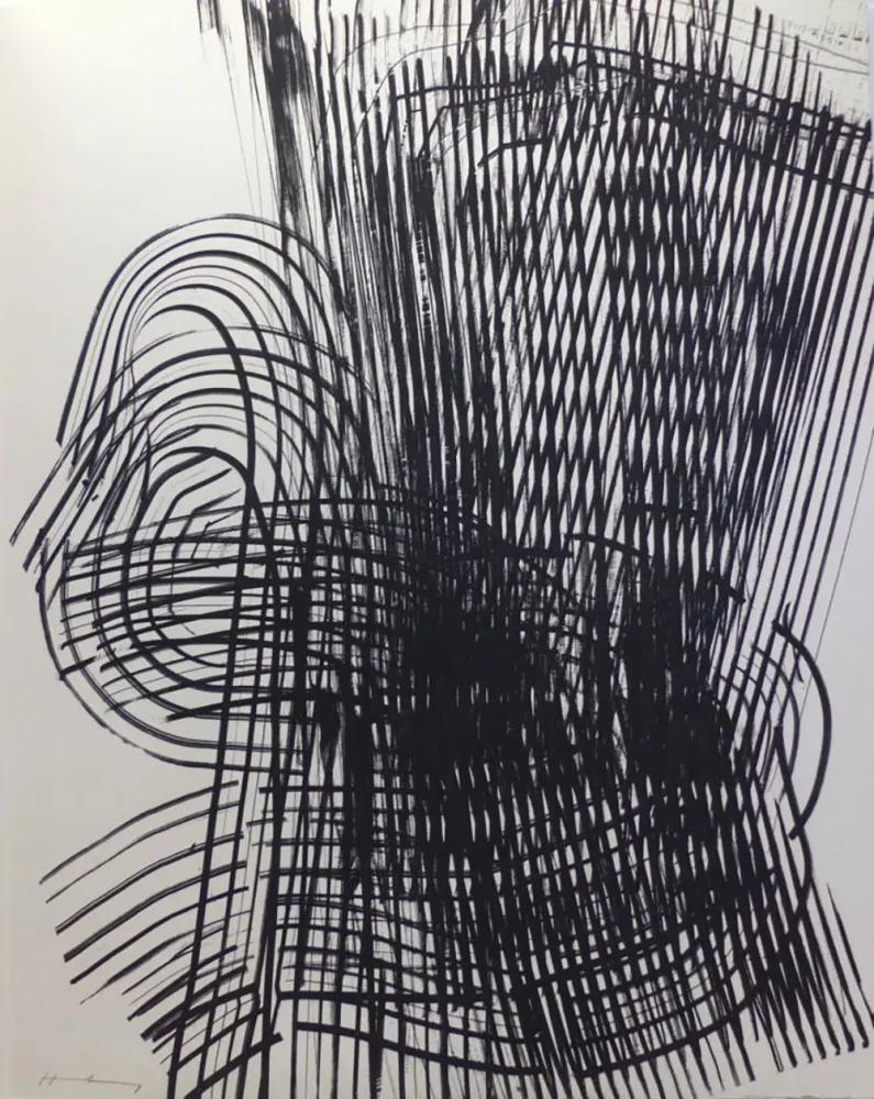 版画 Hartung - Untitled