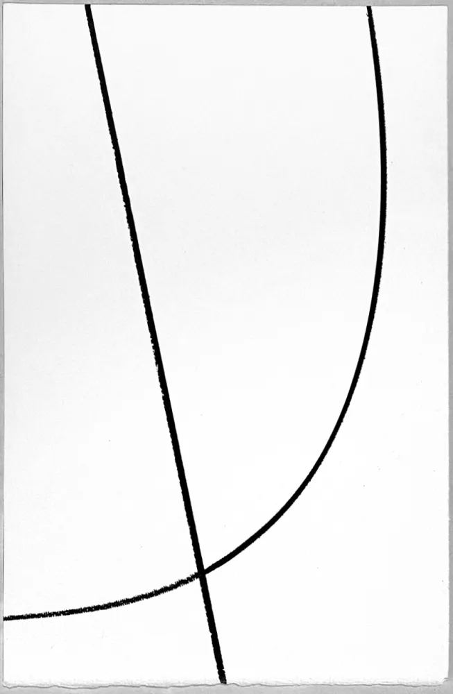 石版画 Hartung - Untitled,