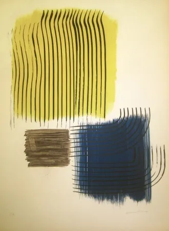 石版画 Hartung - Untitled