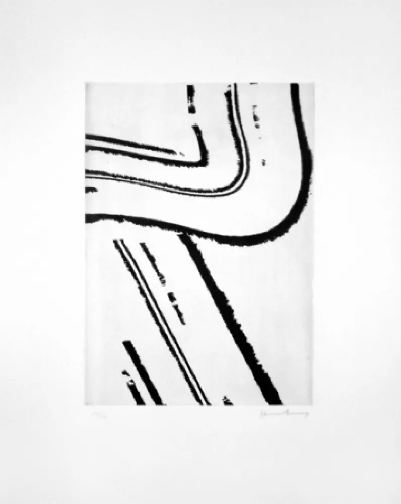 蚀刻版画 Hartung - Untitled