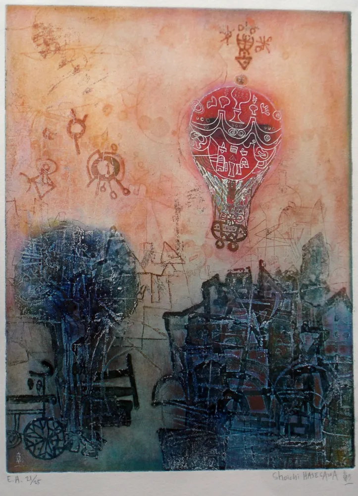 版画 Hasegawa - Album Plein Ciel 