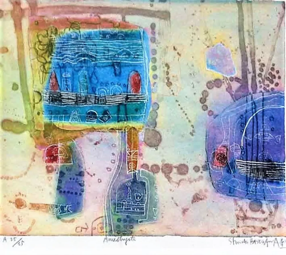 版画 Hasegawa - Améthyste 