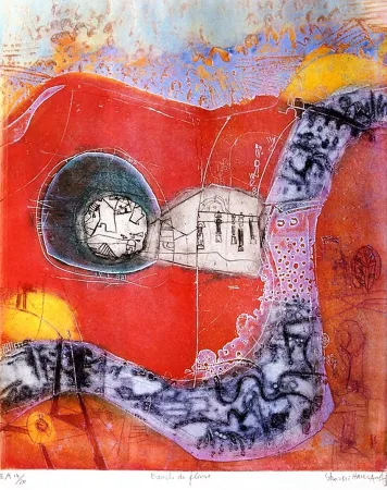 版画 Hasegawa - Boucle du Fleuve 