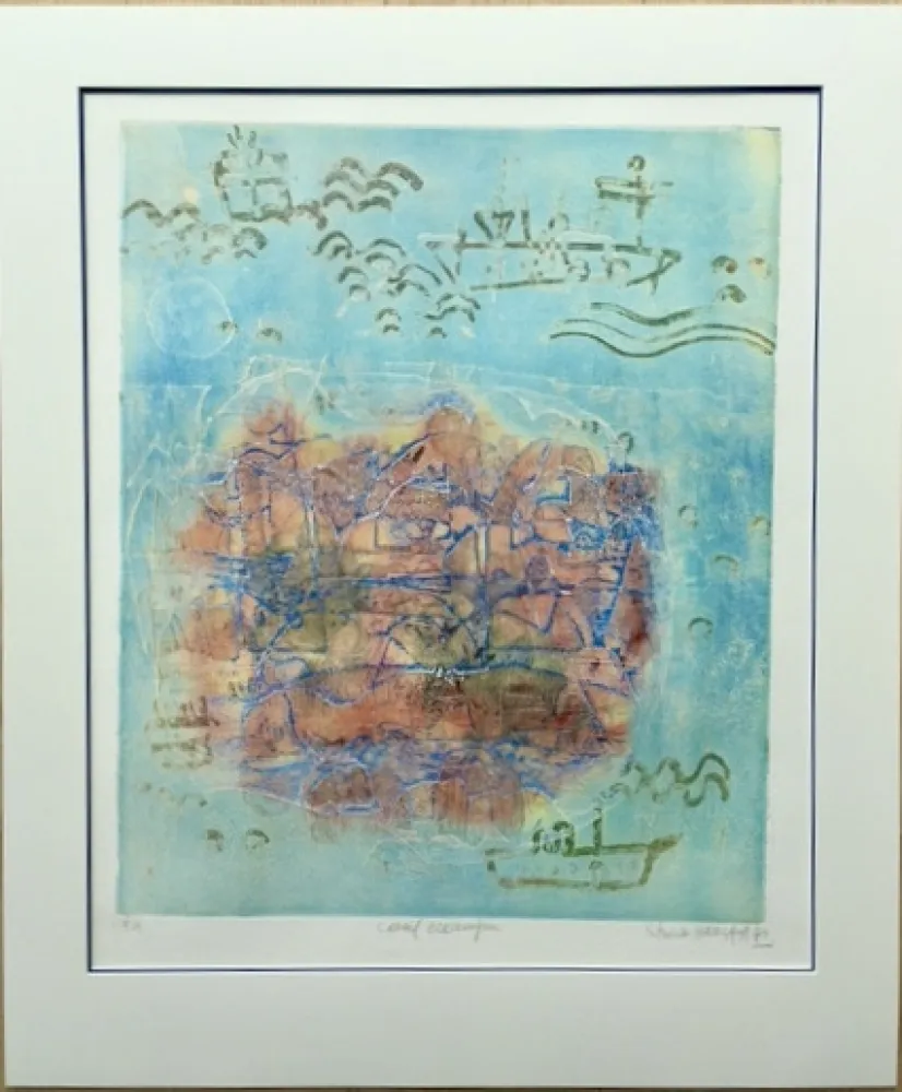 版画 Hasegawa - Corail Océanique 