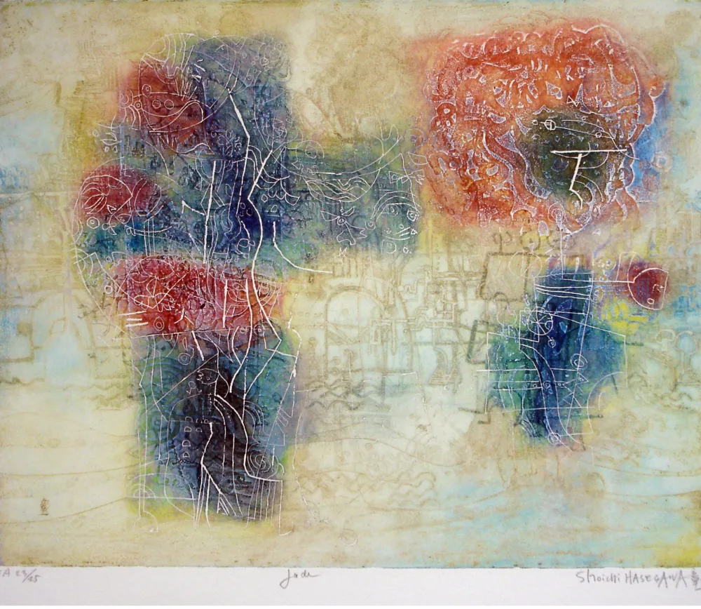 版画 Hasegawa - Jade 