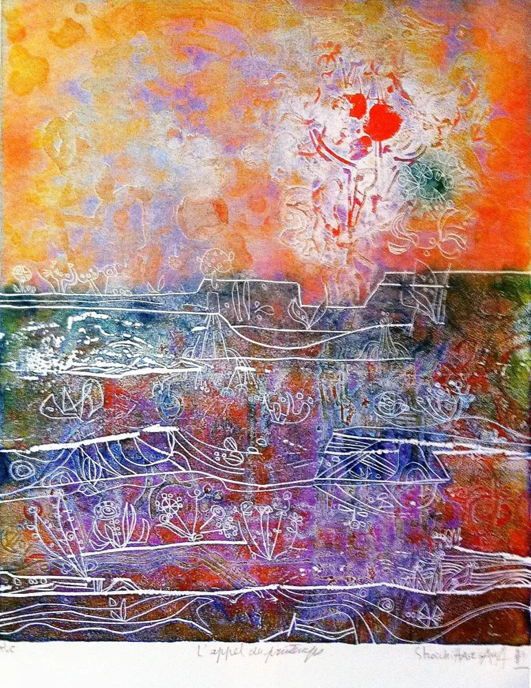 版画 Hasegawa - L'Appel du printemps 