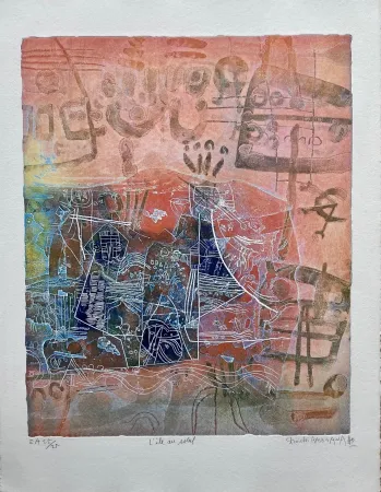 版画 Hasegawa - L'ile au soleil