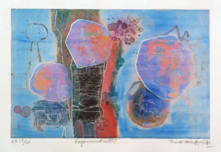 版画 Hasegawa - Rayonnement Astral 