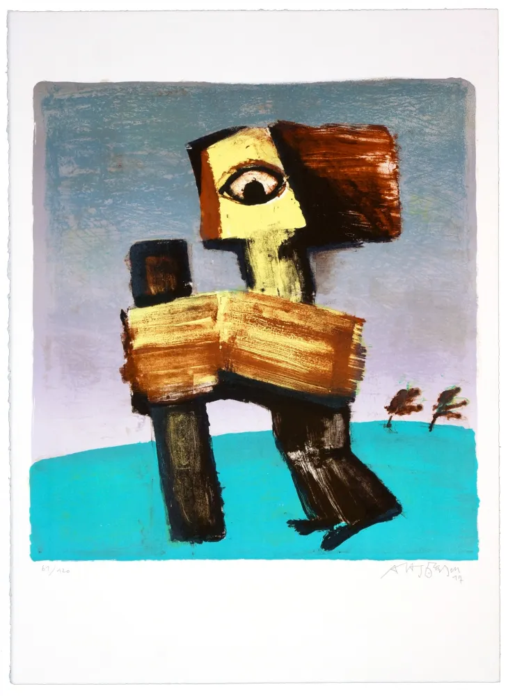 石版画 Haugen Sørensen - Sans titre