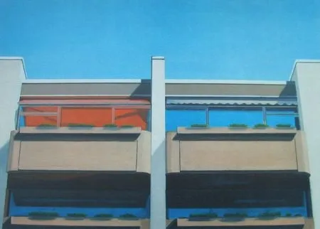 石版画 Havekost - Vier Kabinen