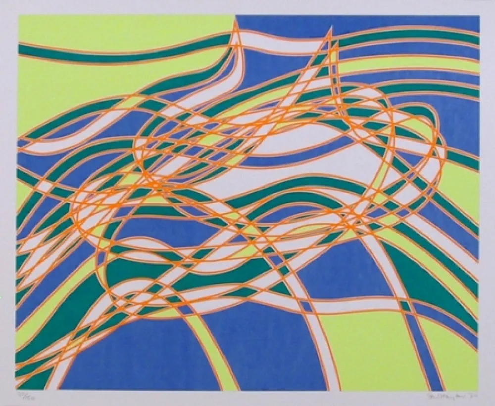 丝网印刷 Hayter - #3 from the Aquarius Suite