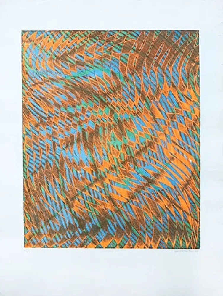 版画 Hayter - Caribbean sea