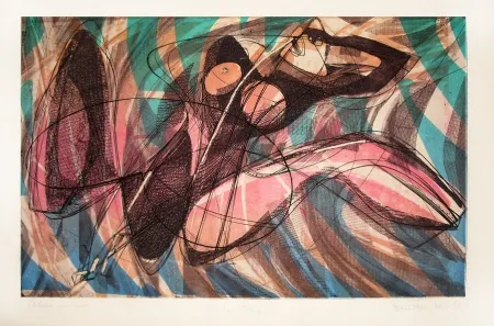 版画 Hayter - Escoutay