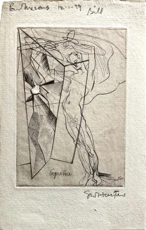 蚀刻版画 Hayter - Espana