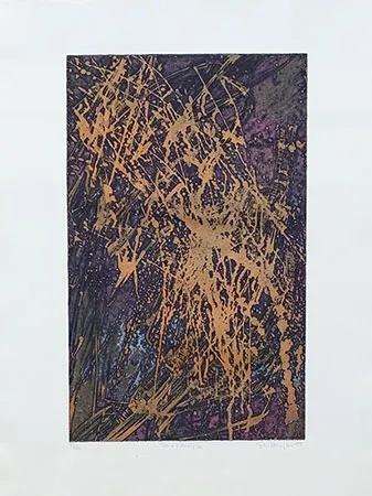 版画 Hayter - Feu d'artifice