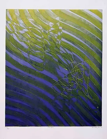 版画 Hayter - Free fall