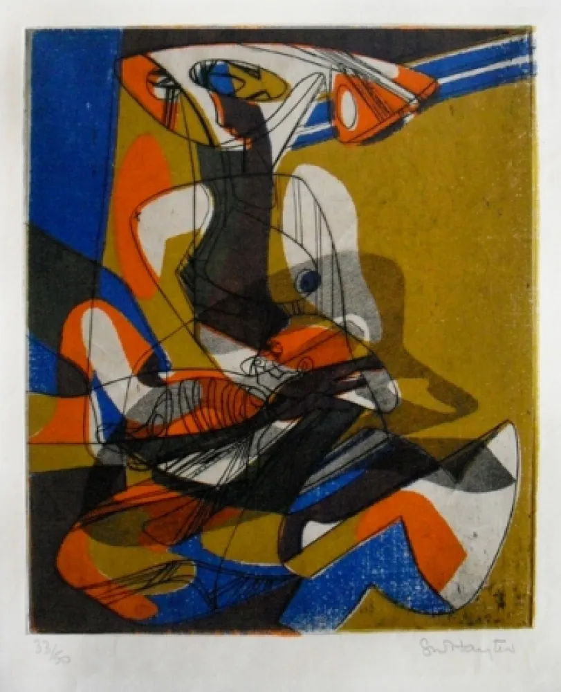 版画 Hayter - Maternité