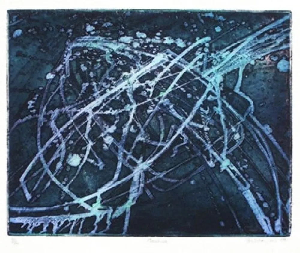 版画 Hayter - Méduse