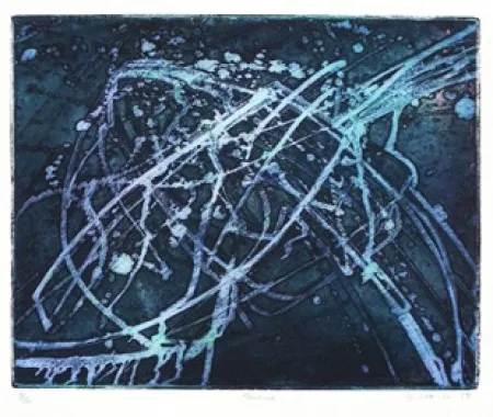 版画 Hayter - Méduse