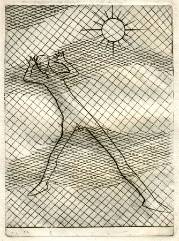 蚀刻版画 Hayter - Metamorphosis of Love (Faust's Metamorphosis)