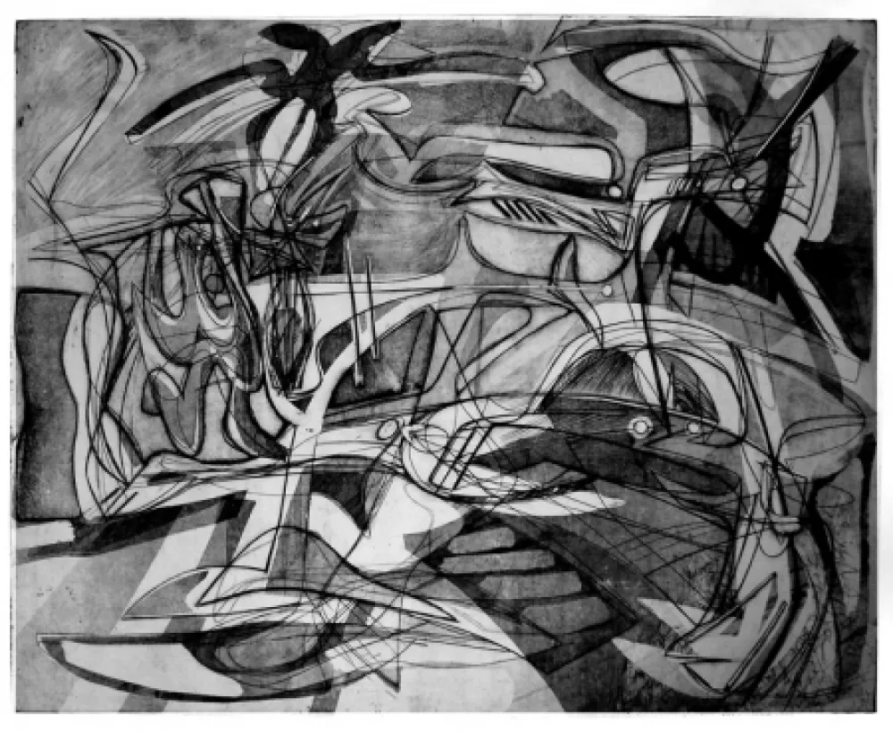 版画 Hayter - Tropique du cancer