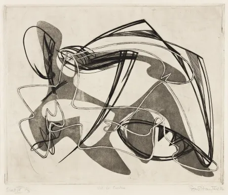 蚀刻版画 Hayter - Viol de Lucrece