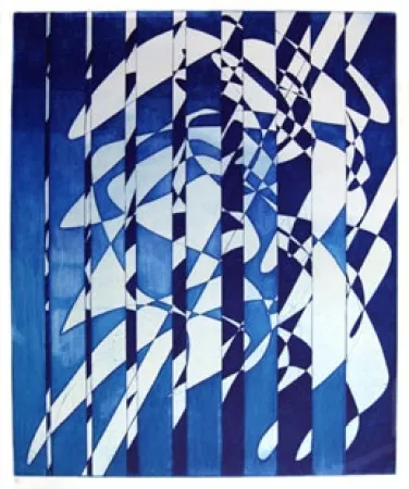 版画 Hayter - Voiles